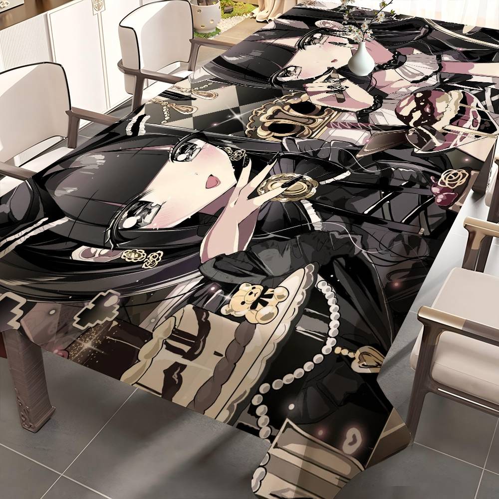Home Textiles Today News - مفرش طاولة جيراي كي بتصميم فتاة