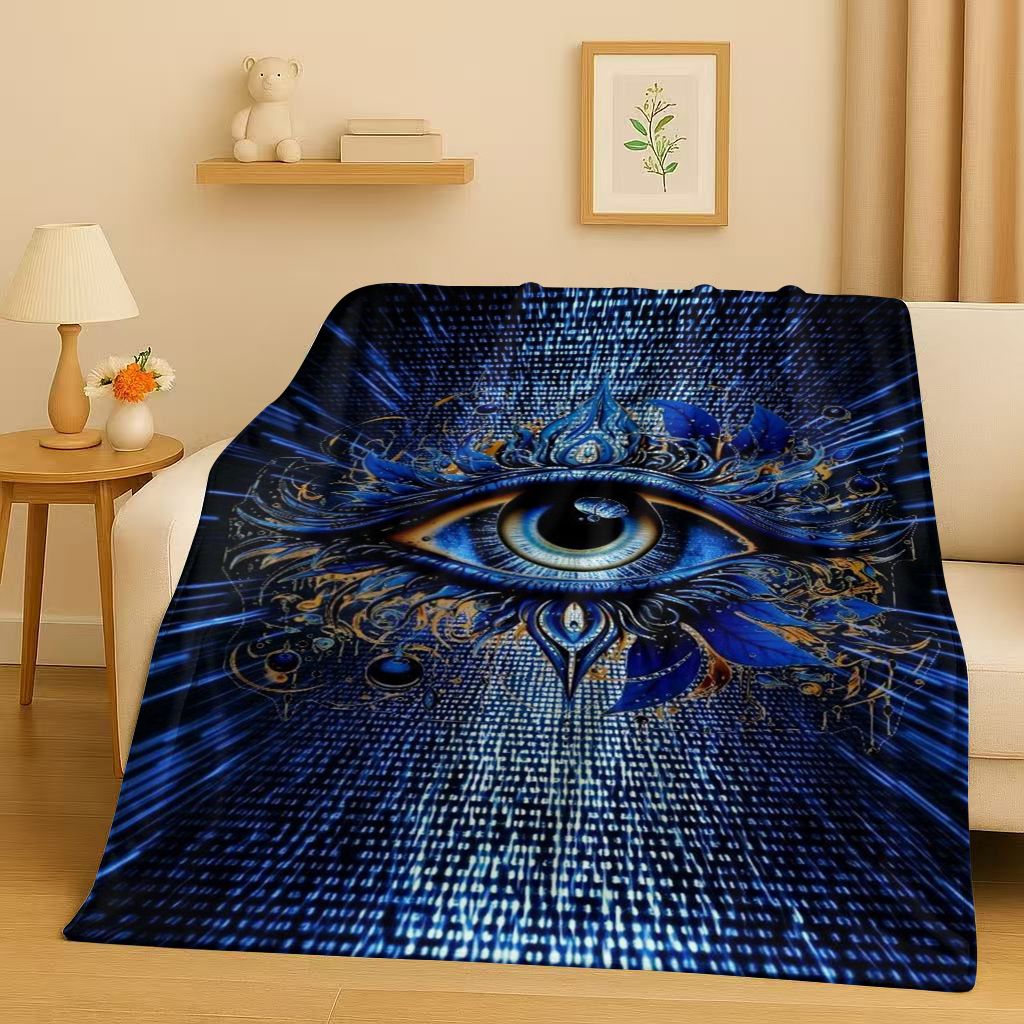 Home Textiles Egypt - بطانية من الفلانيل بتصميم عين حورس