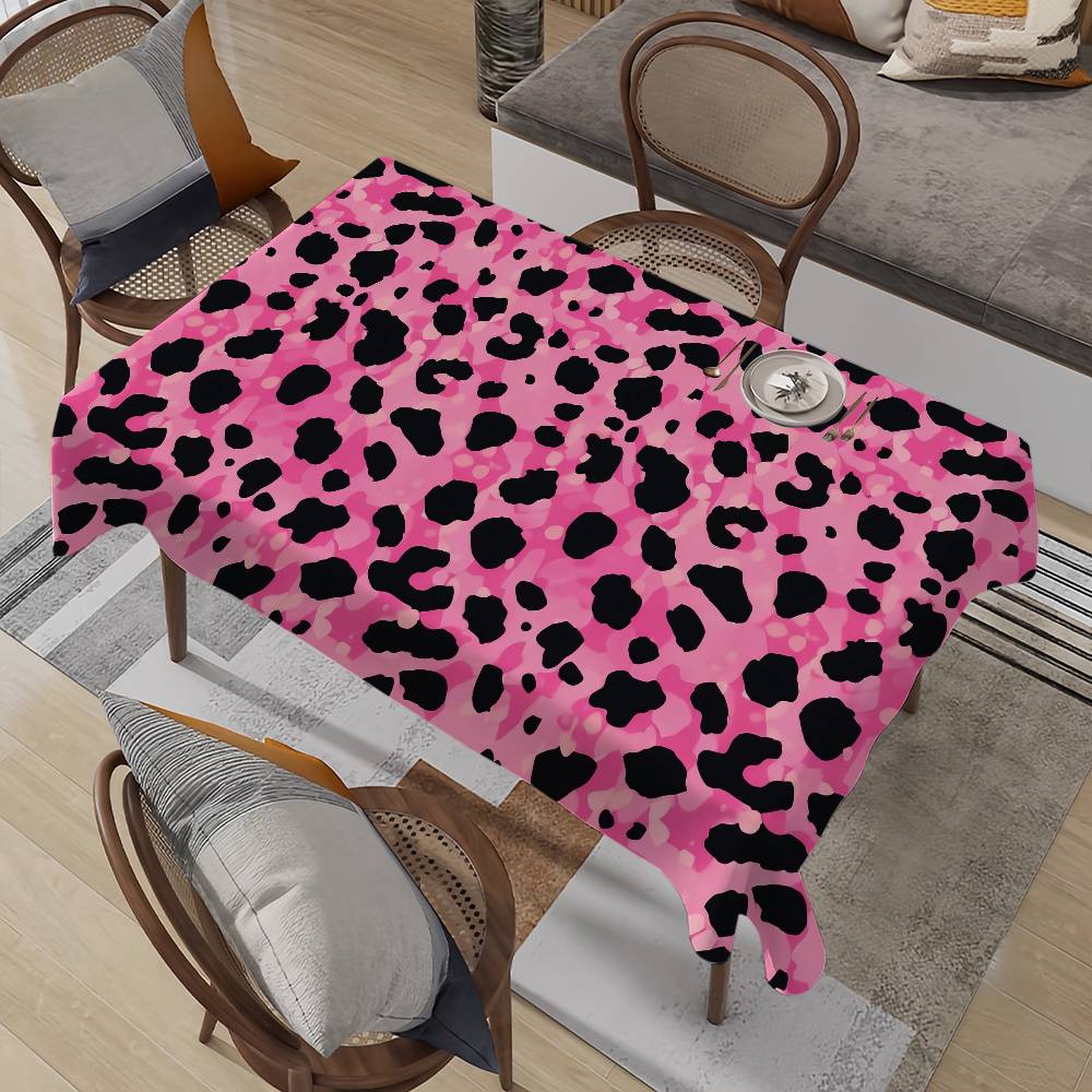 Home Textiles Classic Fashion - الوردي أزياء ليوبارد طباعة نمط مفرش
