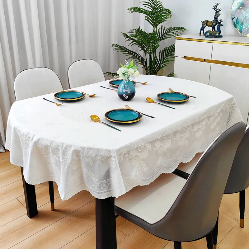 Home Textiles Today News - مفرش طاولة بيضاوي جديد من البولي