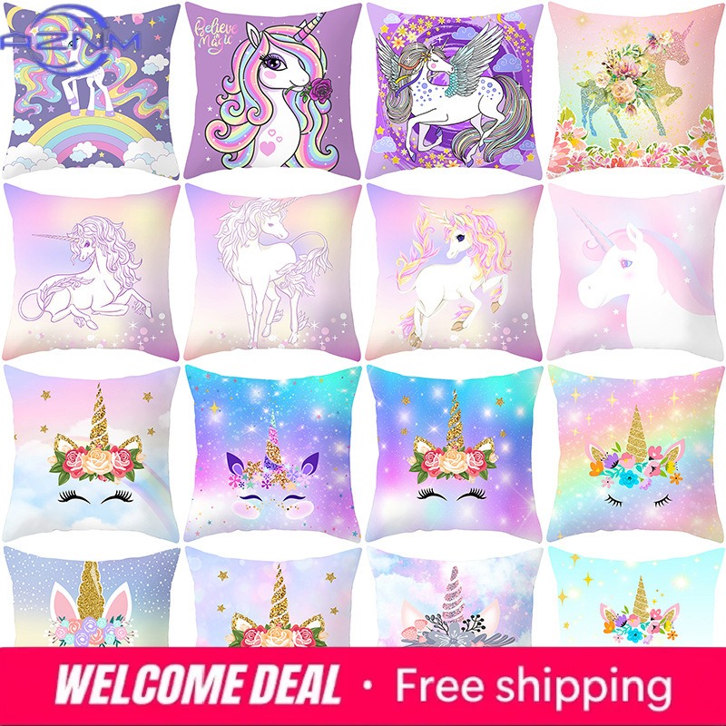 Sunrise Home Textiles & Apparel - غطاء وسادة ديكور منزلي بتصميم كرتوني،