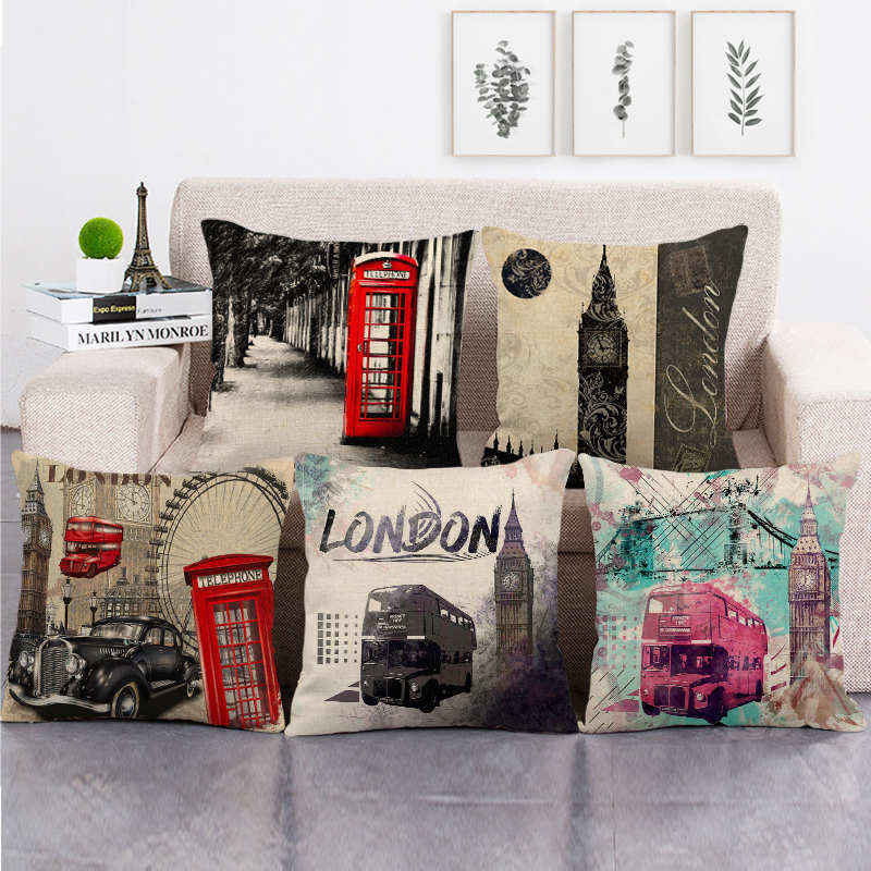 Home Textiles London - الرجعية لندن الترام سلسلة الطباعة الرقمية