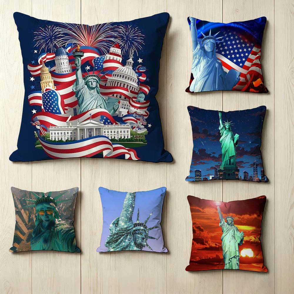 Home Textiles New York - غطاء وسادة مطبوع على الوجهين من