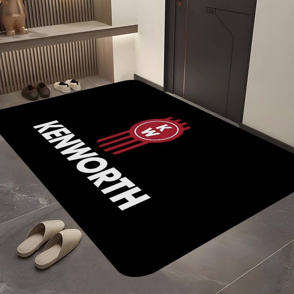 Home Textiles Logo - سجادة حمام بشعار كينوورث بأسلوب نورديك،