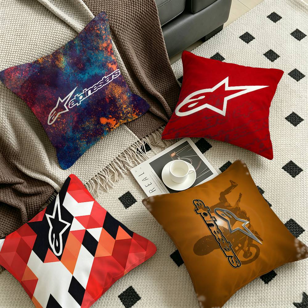 Home Textiles Logo - غطاء وسادة بشعار Alpinestars، غطاء وسادة