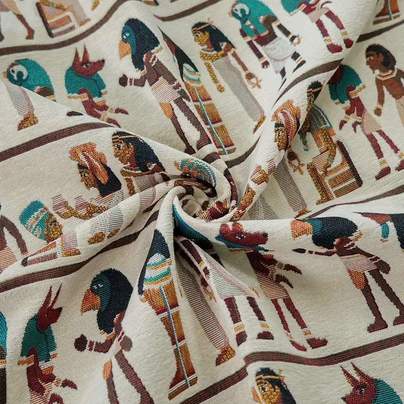 Home Textiles Egypt - قماش جاكار مصبوغ بالغزل على الطراز