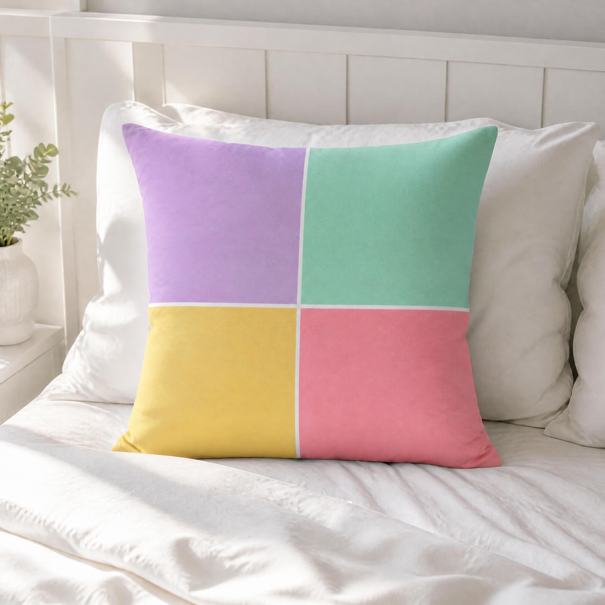 Home Textiles London - غطاء وسادة من باستيل لندن ليفينج