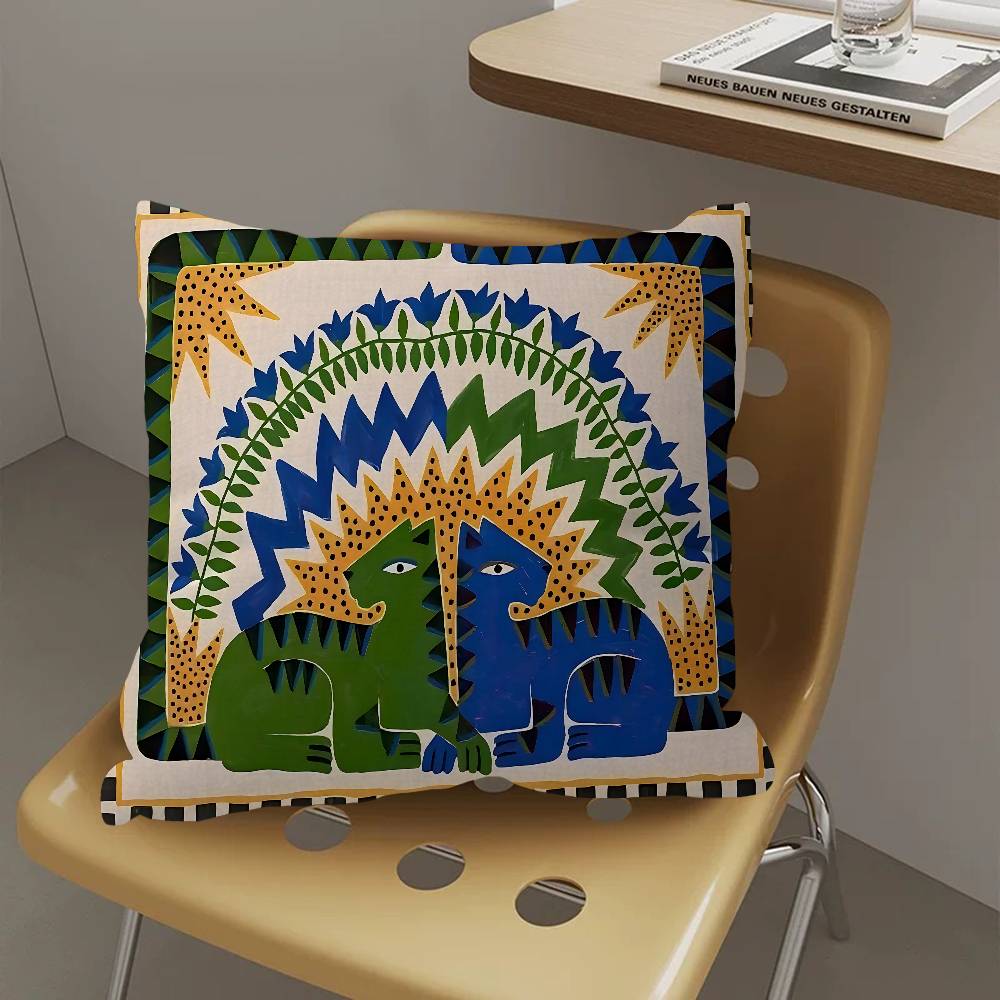 غطاء وسادة بتصميم النمر والفهد - مراجعة Home Textiles Egypt وسعره