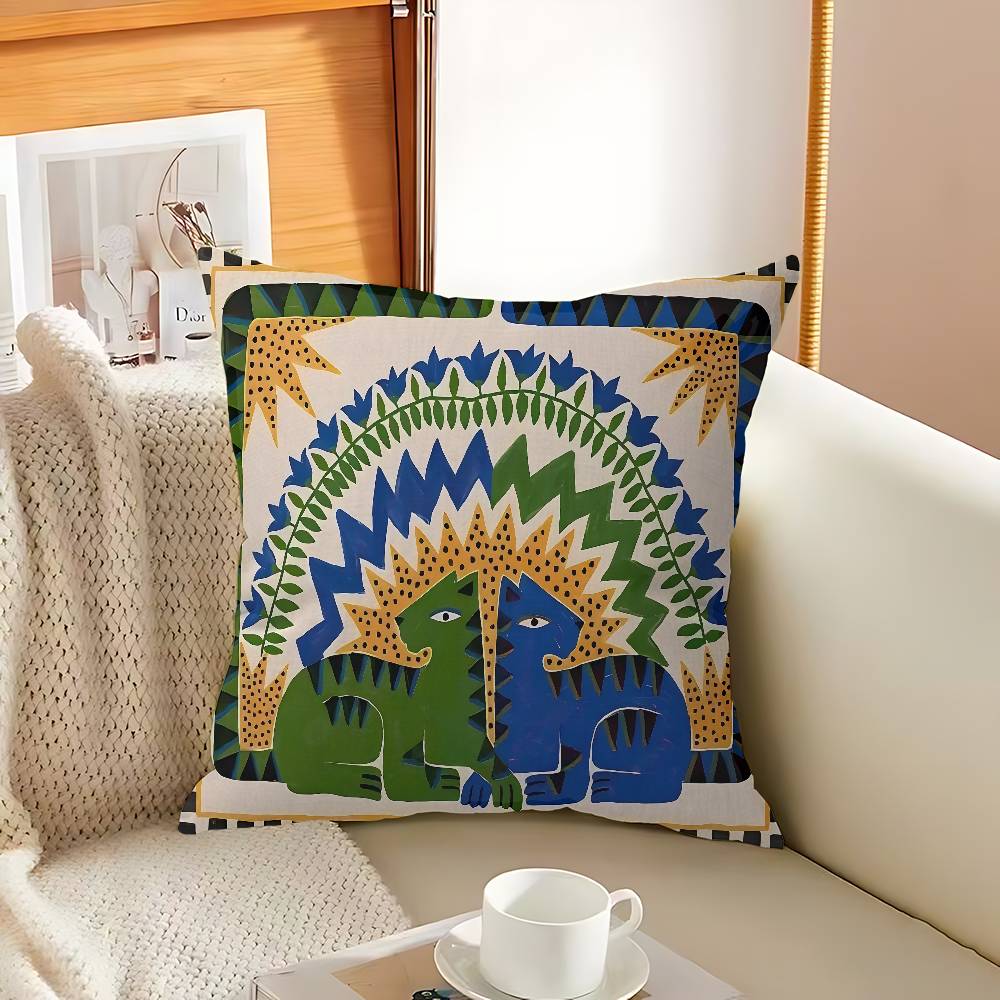 غطاء وسادة بتصميم النمر والفهد - مراجعة Home Textiles Egypt وسعره