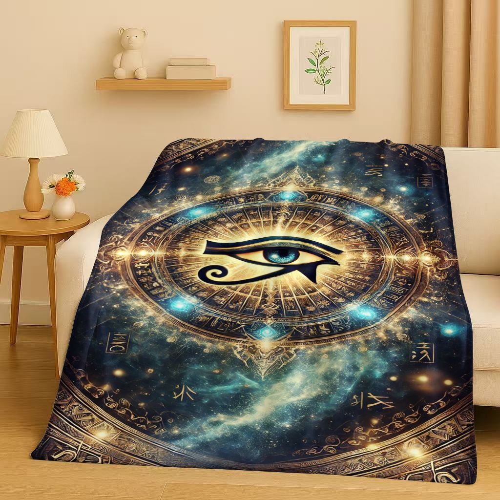بطانية من الفلانيل بتصميم عين  - مراجعة Home Textiles Egypt وسعره