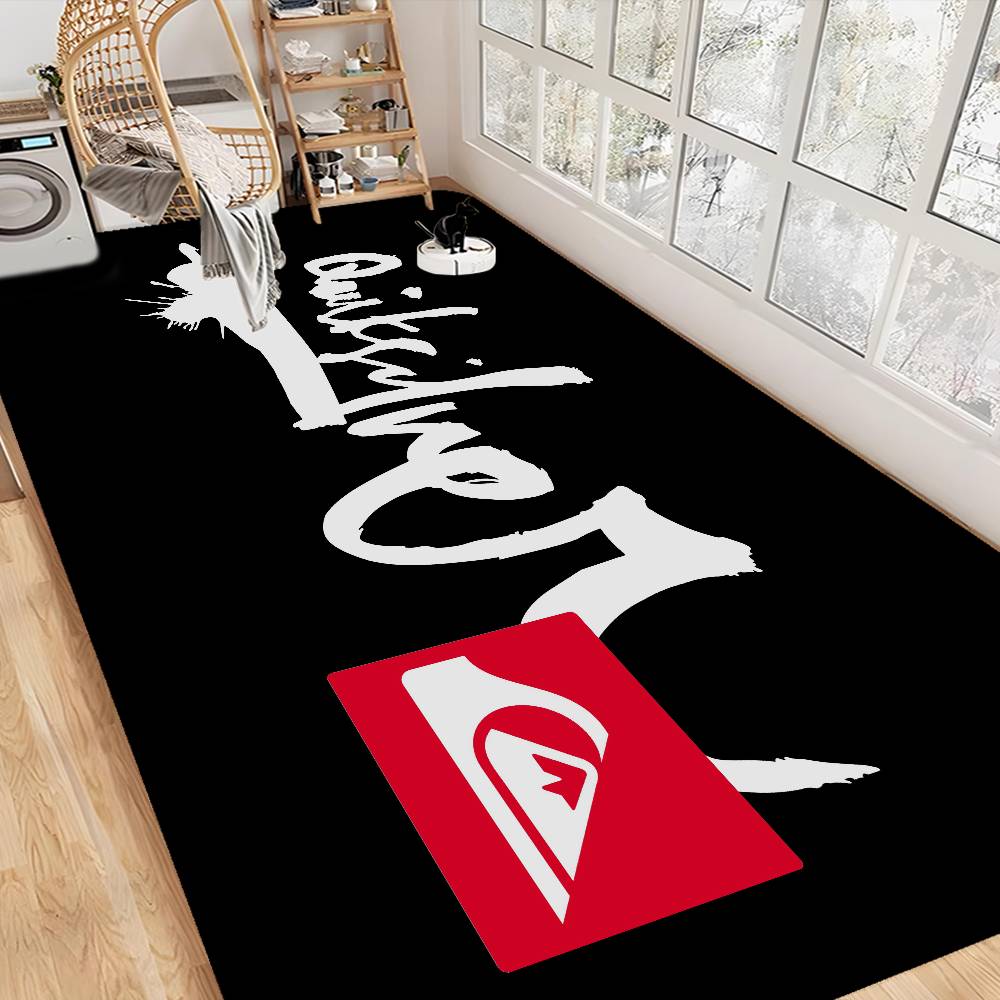 Q-QuiksilverS شعار سجادة أرضيا - مراجعة Home Textiles Logo وسعره