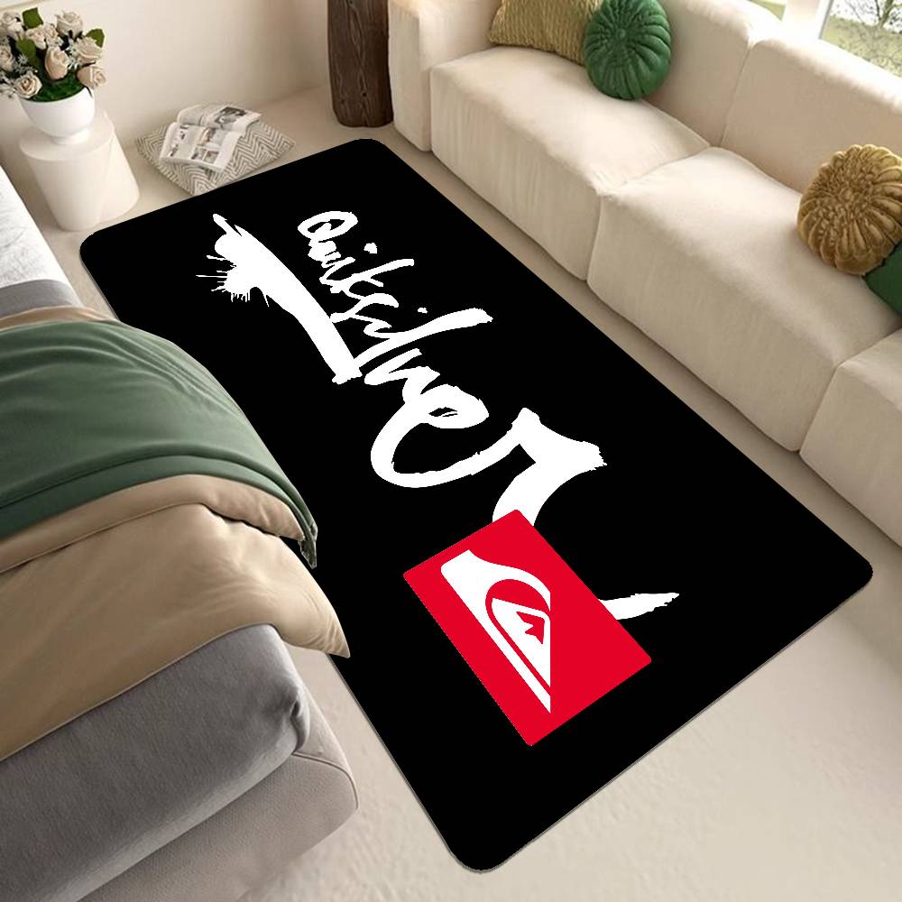 Q-QuiksilverS شعار سجادة أرضيا - مراجعة Home Textiles Logo وسعره