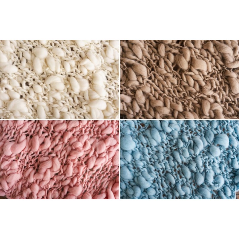 بطانية أطفال ميرينو متماسكة مك - مراجعة Throw Blanket Chunky Knit وسعره
