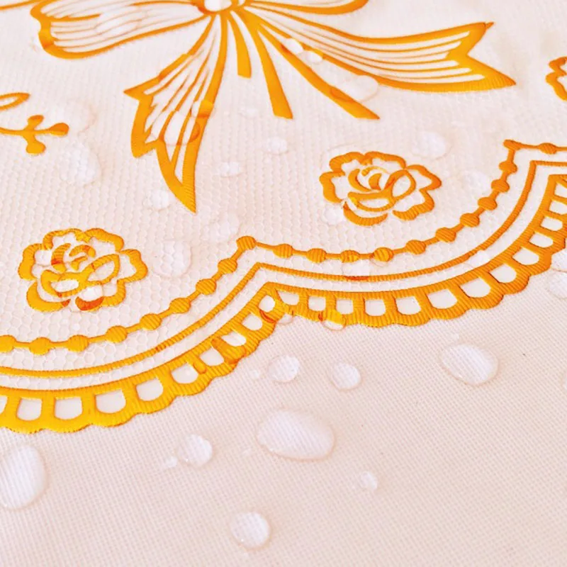 مفرش طاولة بيضاوي جديد من البو - مراجعة Home Textiles Today News وسعره