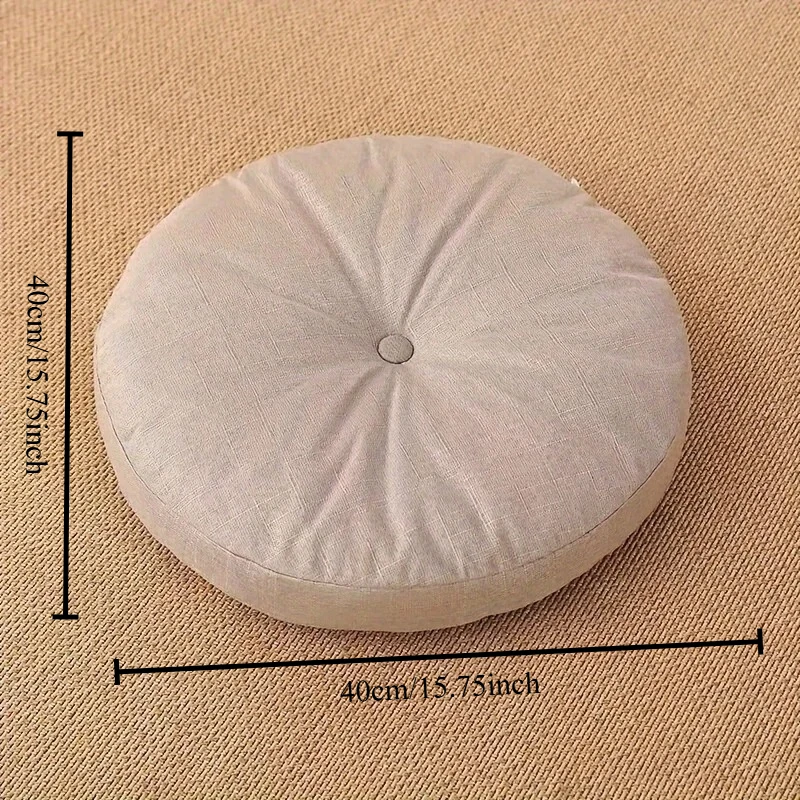 وسادة مستديرة سميكة، وسادة يوج - مراجعة Floor Cushion Pouf وسعره