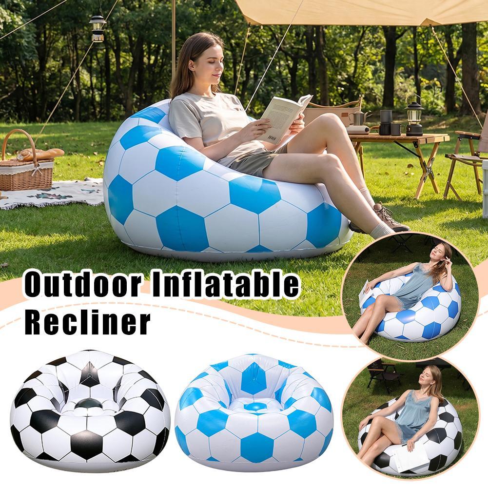 أريكة قابلة للنفخ على شكل كرة  - مراجعة Floor Cushion Pouf وسعره