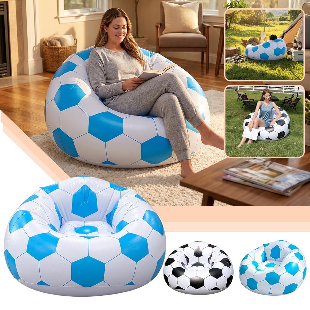 أريكة قابلة للنفخ على شكل كرة  - مراجعة Floor Cushion Pouf وسعره