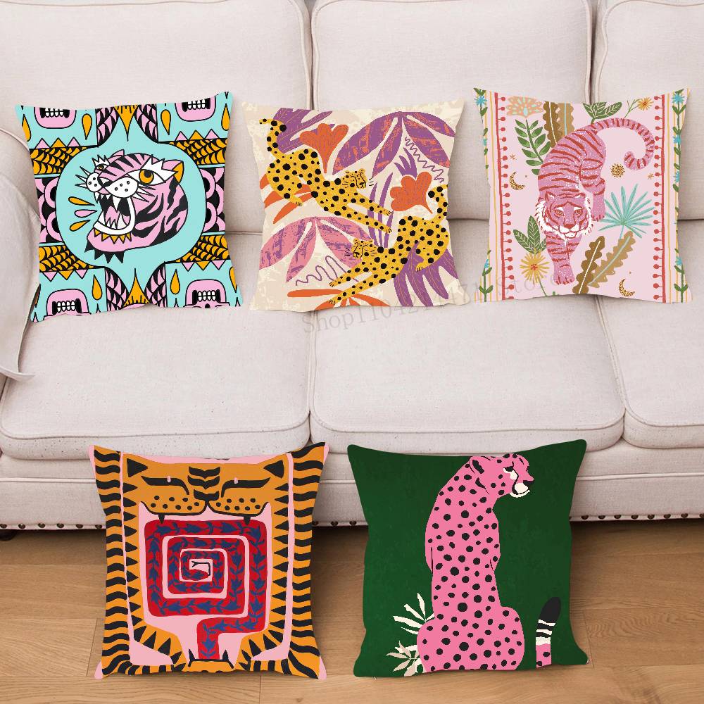 غطاء وسادة مربع عصري بتصميم نم - مراجعة Home Textiles Egypt وسعره