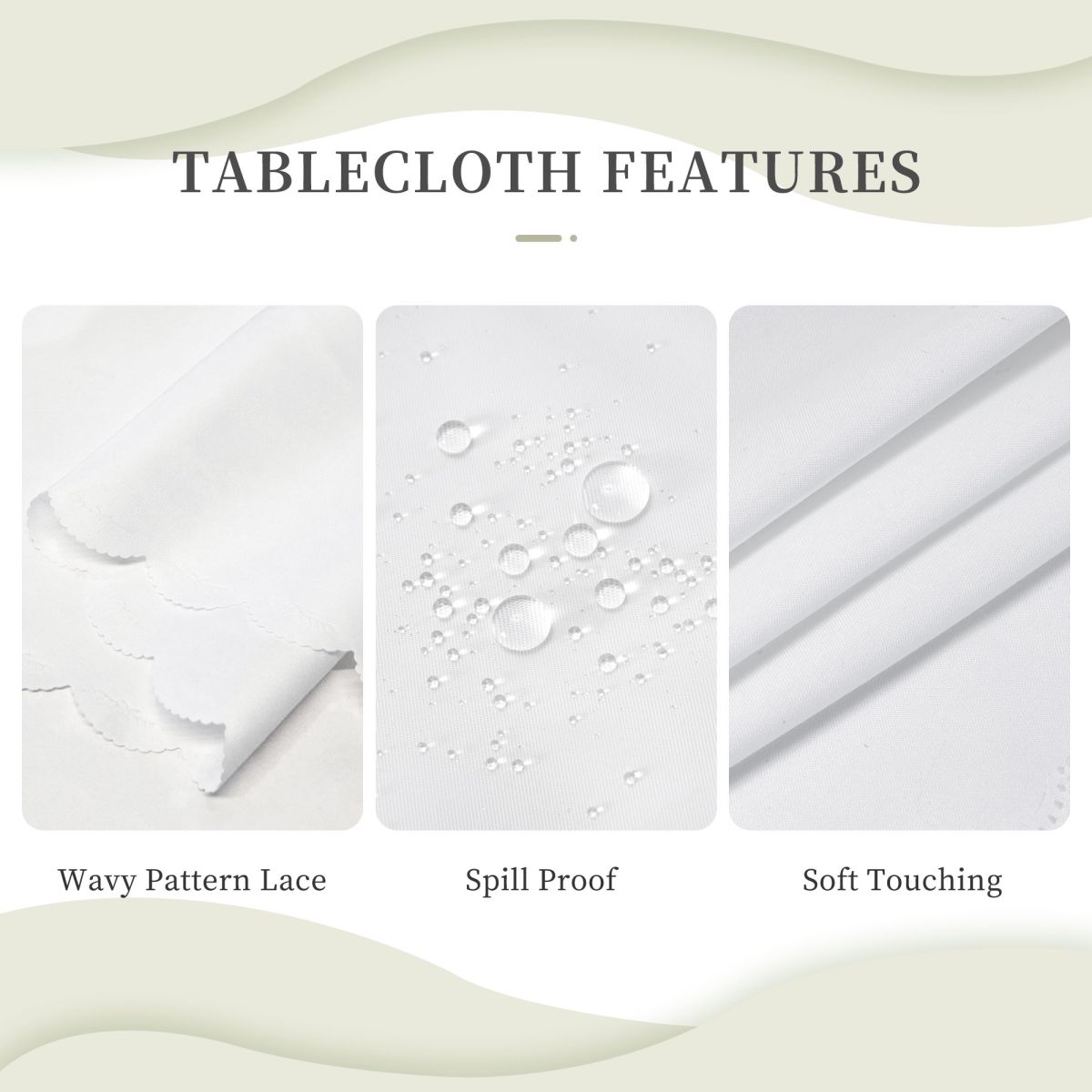مفرش طاولة مقاوم للماء بنمط لن - مراجعة Home Textiles London وسعره