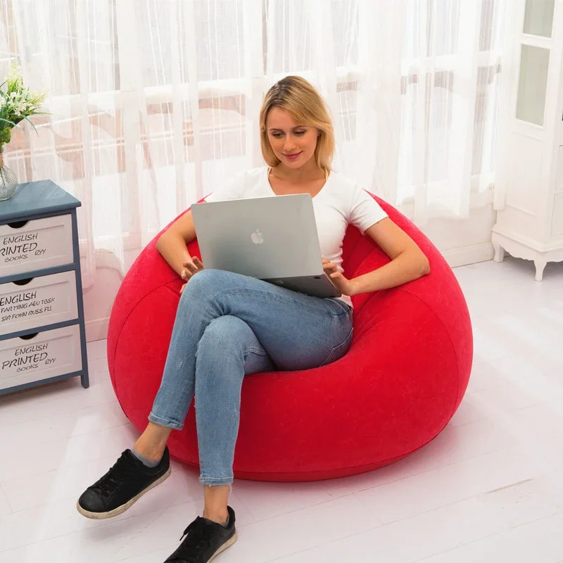 كبير كسول أريكة قابلة للنفخ ال - مراجعة Floor Cushion Pouf وسعره