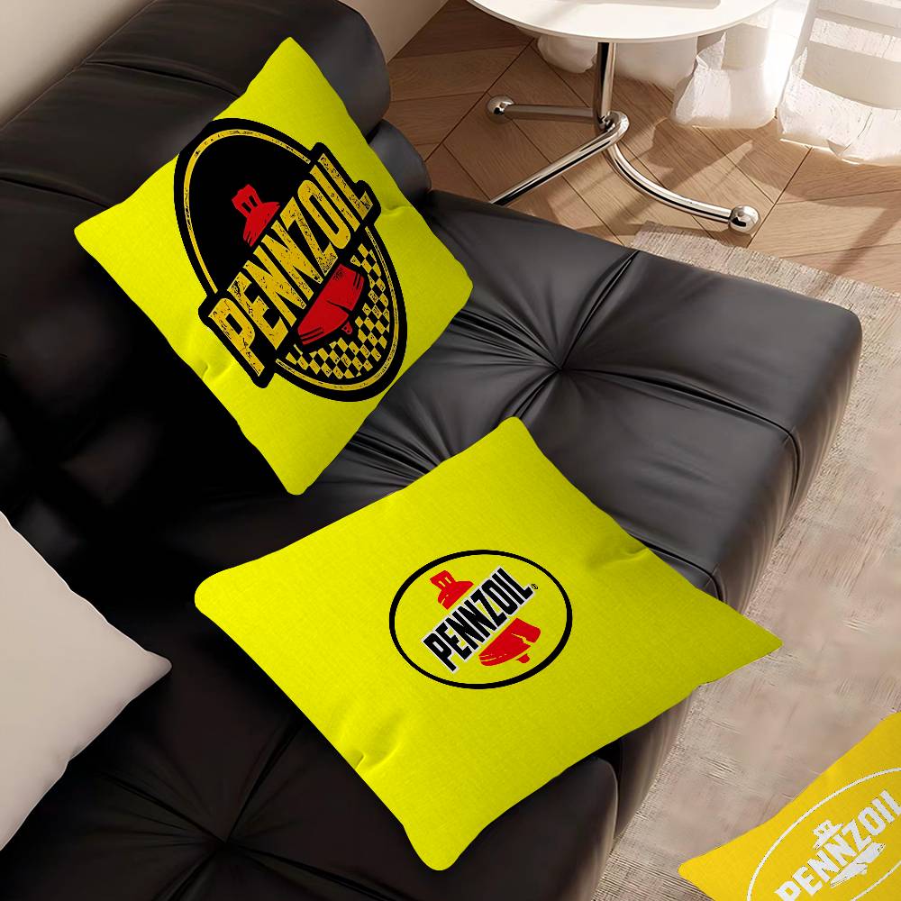 غطاء وسادة بتصميم شعار PENNZOI - مراجعة Home Textiles Logo وسعره