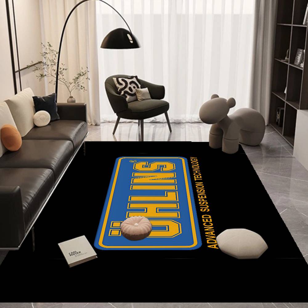 سجادة أرضية بشعار Ohlins، متعد - مراجعة Home Textiles Logo وسعره