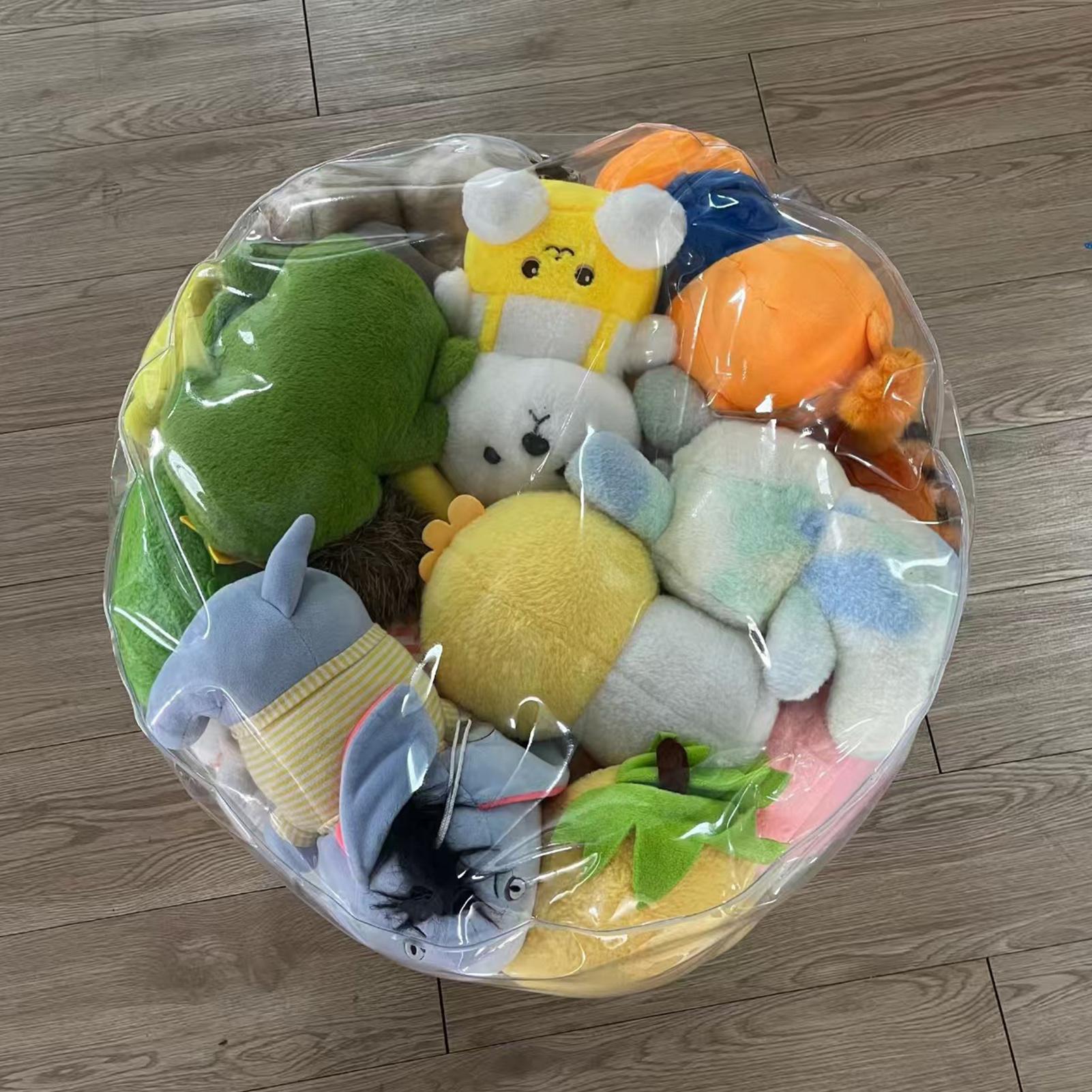 كرسي تخزين شفاف على شكل حيوانا - مراجعة Floor Cushion Pouf وسعره