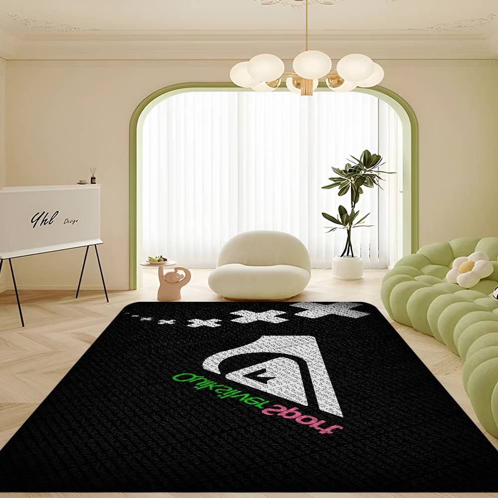 Q-QuiksilverS شعار الكلمة حصير - مراجعة Home Textiles Logo وسعره