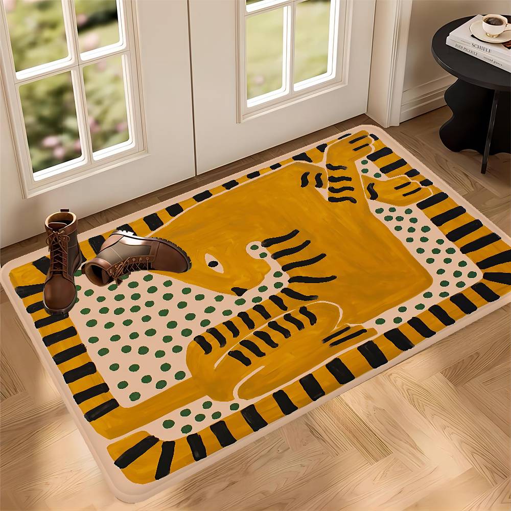 سجادة باب بنمط النمر والنمر ال - مراجعة Home Textiles Egypt وسعره