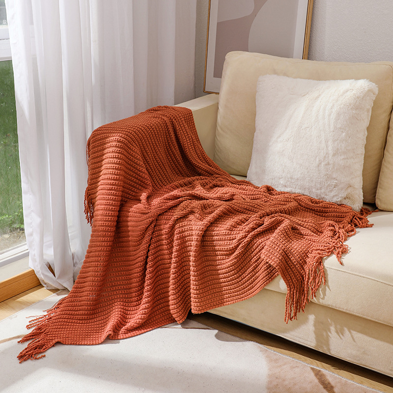 المنسوجات مدينة الشمال رمي بطا - مراجعة Throw Blanket Chunky Knit وسعره