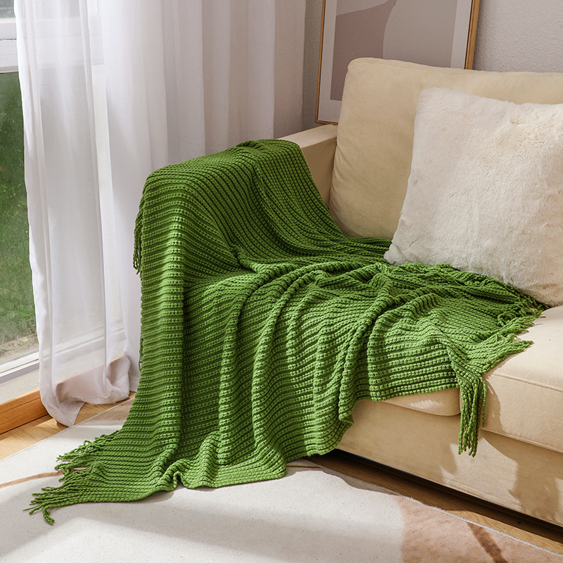 المنسوجات مدينة الشمال رمي بطا - مراجعة Throw Blanket Chunky Knit وسعره