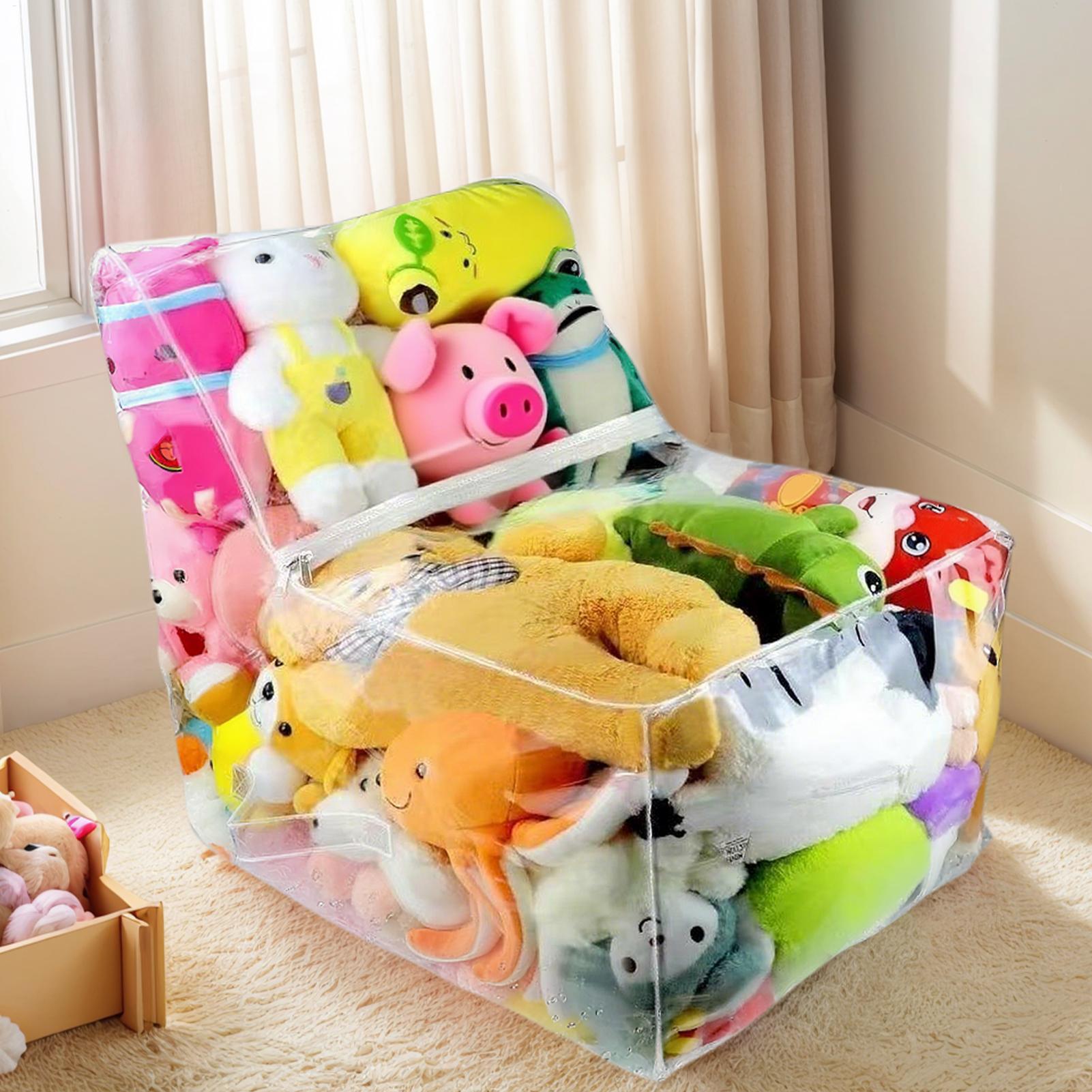 غطاء كرسي بين باج شفاف قابل لإ - مراجعة Floor Cushion Pouf وسعره