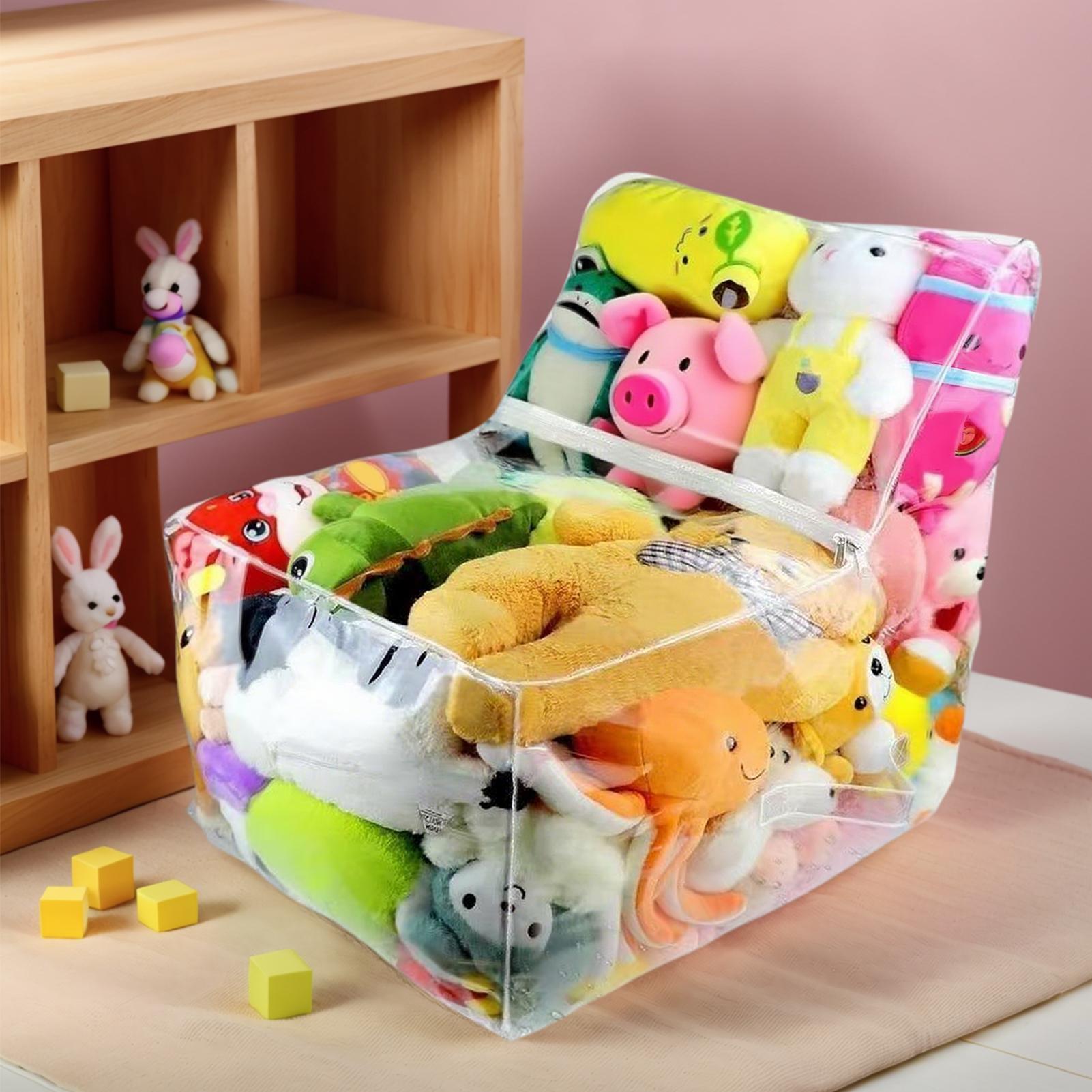 غطاء كرسي بين باج شفاف قابل لإ - مراجعة Floor Cushion Pouf وسعره