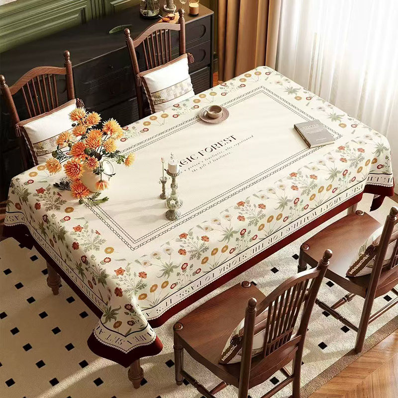 مفرش طاولة أمريكي ريفي من البي - مراجعة Home Textiles Today News وسعره