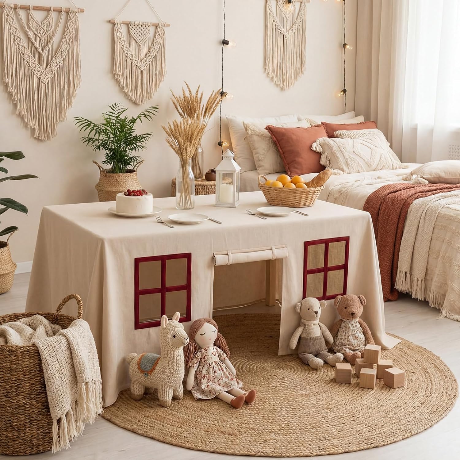مفرش طاولة كبير لغرفة الألعاب، - مراجعة Home Textiles Today News وسعره