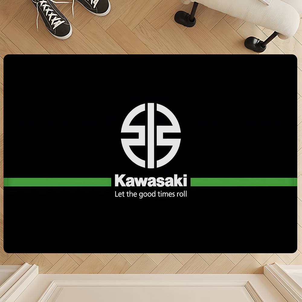 سجادة مطبخ بشعار دراجة كاواساك - مراجعة Home Textiles Logo وسعره