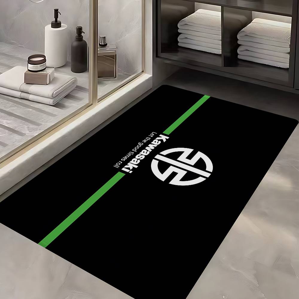 سجادة مطبخ بشعار دراجة كاواساك - مراجعة Home Textiles Logo وسعره