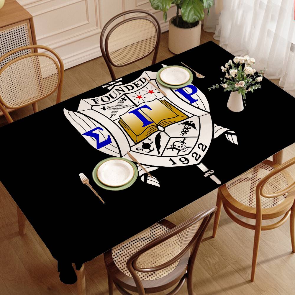 مفرش طاولة بشعار سيجما جاما رو - مراجعة Home Textiles Today News وسعره