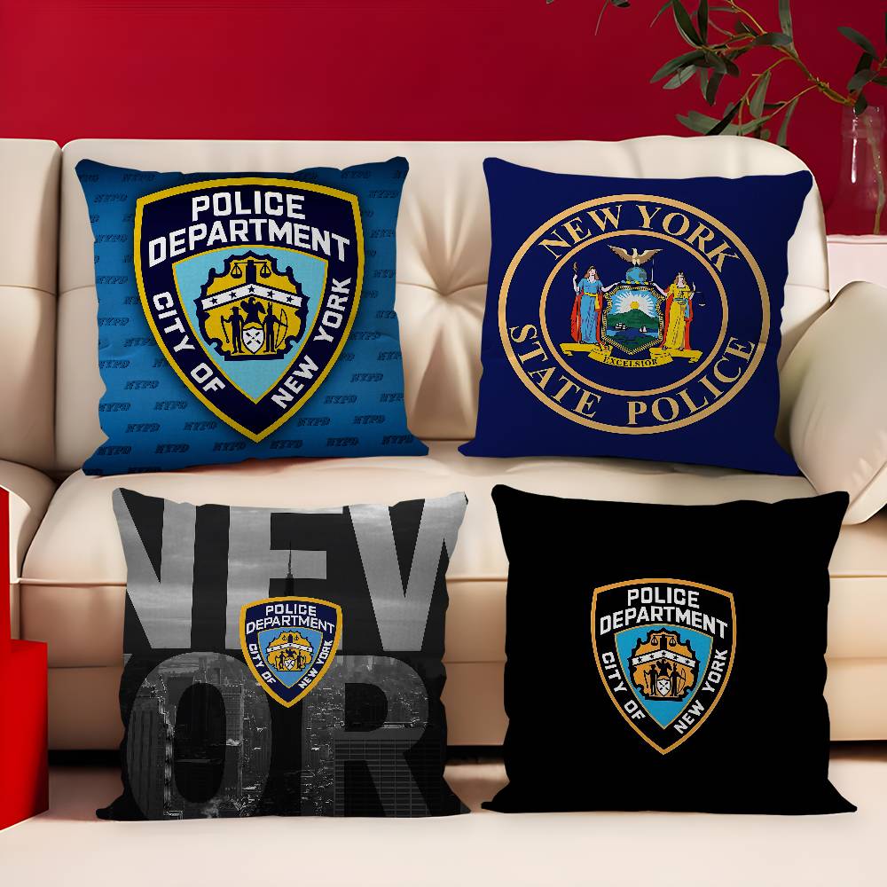 غطاء وسادة مخصص لقسم شرطة مدين - مراجعة Home Textiles New York وسعره