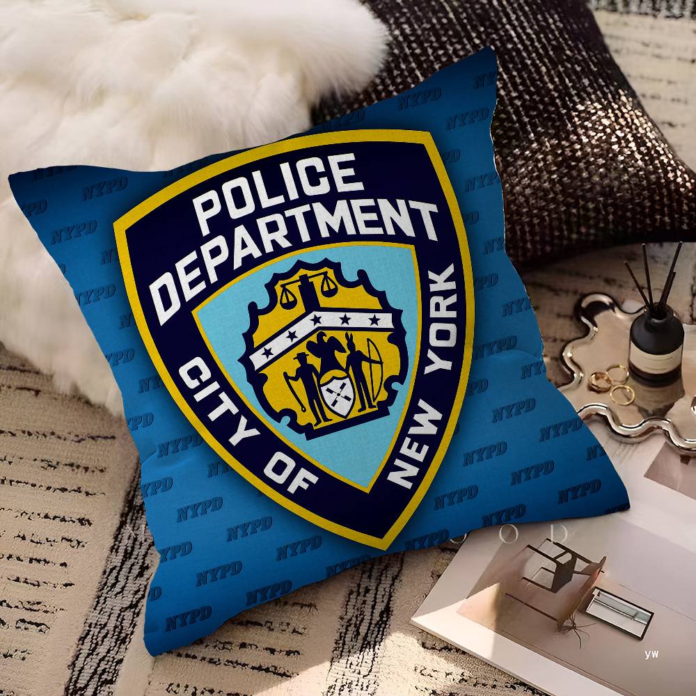 غطاء وسادة مخصص لقسم شرطة مدين - مراجعة Home Textiles New York وسعره