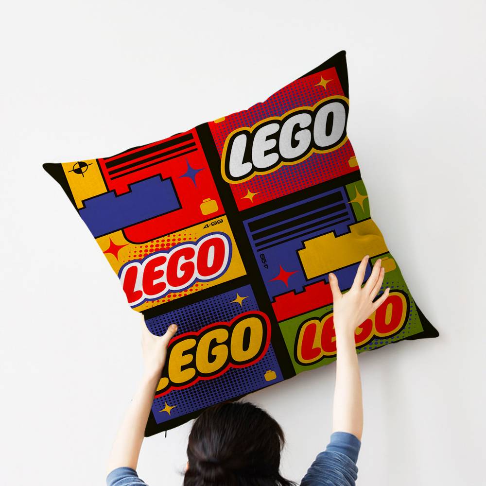 غطاء وسادة كلاسيكي بشعار L-LEG - مراجعة Home Textiles Logo وسعره