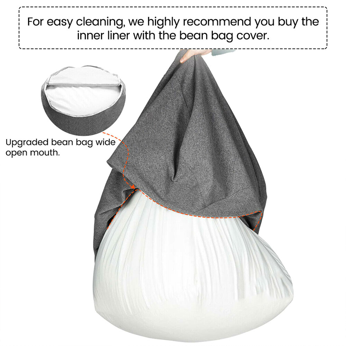 غطاء الأرائك القابل للإزالة أر - مراجعة Floor Cushion Pouf وسعره
