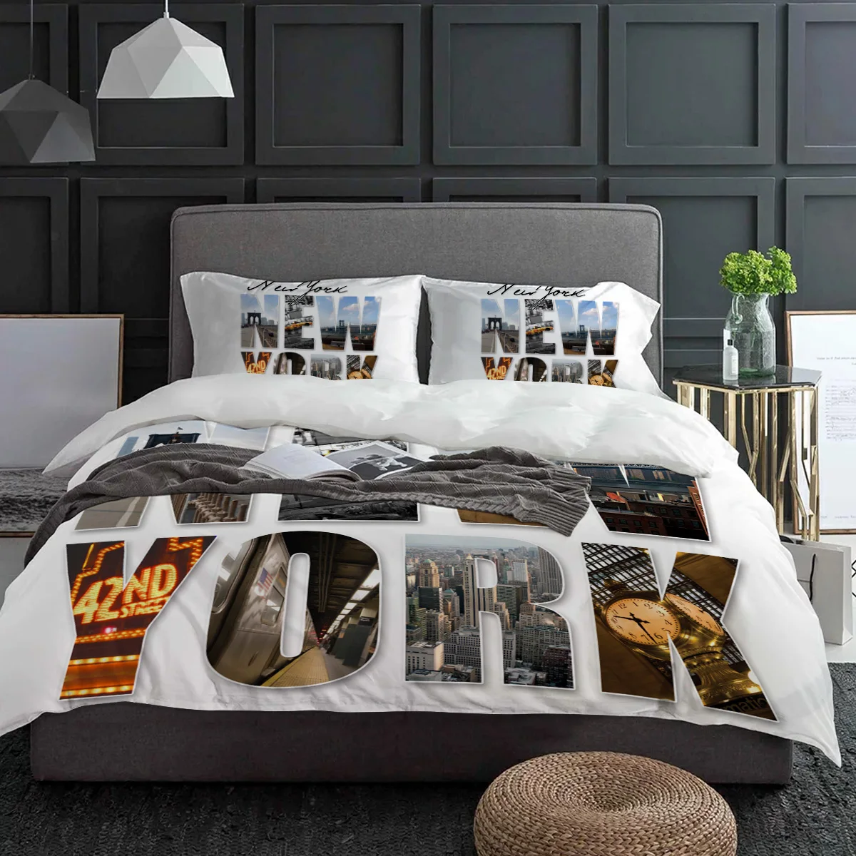 نيويورك الإنجليزية النص المشهد - مراجعة Home Textiles New York وسعره
