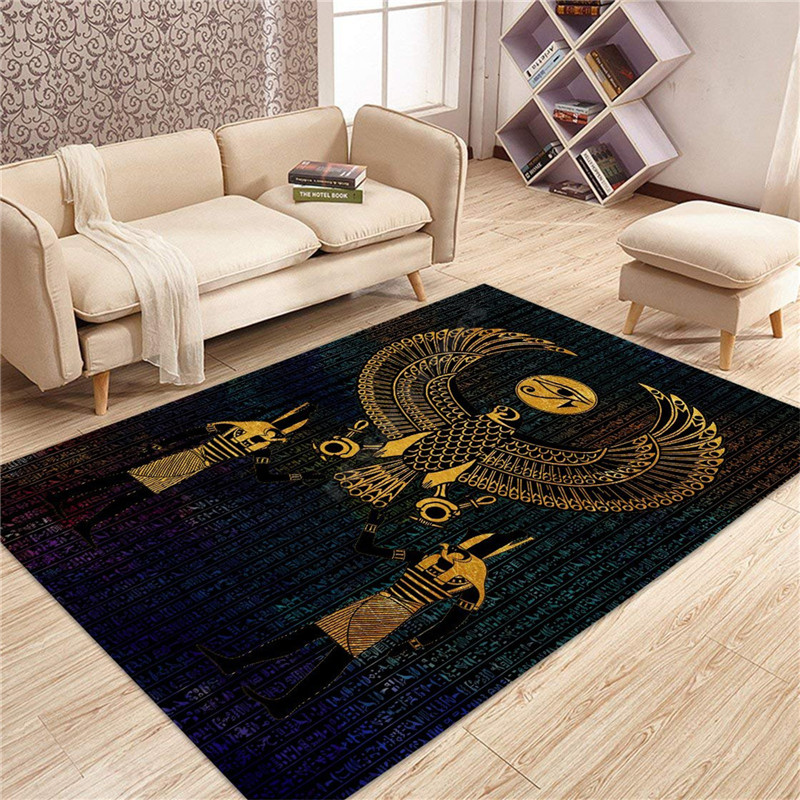 سجادة بتصميم عين حورس المصرية  - مراجعة Home Textiles Egypt وسعره